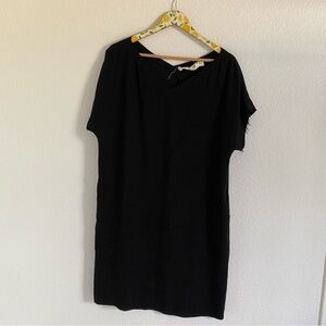 Schai Women's Black Lagenlook Shift Dress Size Large